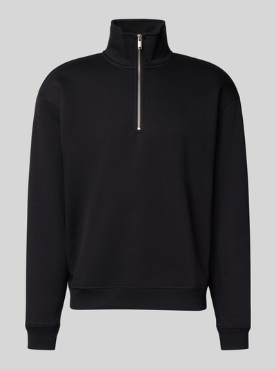 MCNEAL Regular fit schipperstrui met ritssluiting Zwart - 2