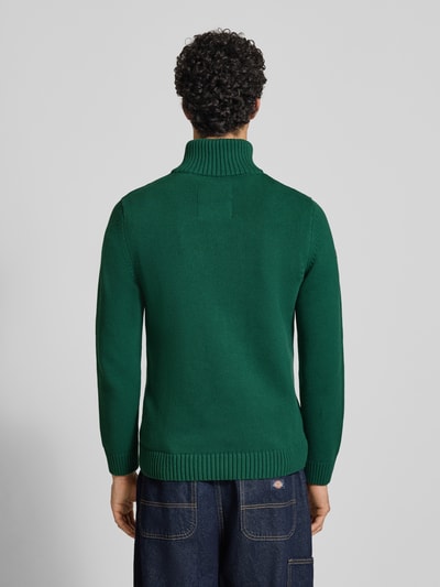 Superdry Slim Fit Pullover in Strick-Optik Dunkelgruen 5