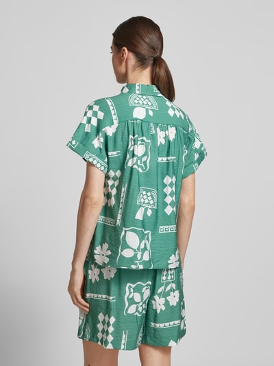 ICHI Regular Fit Bluse aus Viskose-Mix Modell 'YETTA' Gruen 5