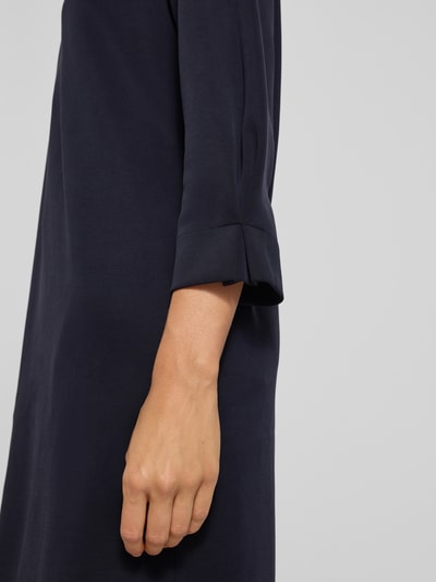 comma Sweatjurk met ronde hals Donkerblauw - 3