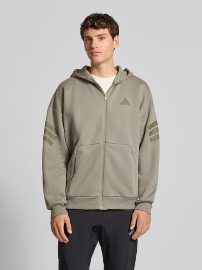 adidas Sportswear Sweatjack met capuchon Rietgroen - 4
