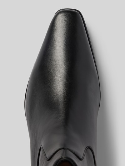 Copenhagen Laarsjes van leer met ritssluiting Zwart - 3