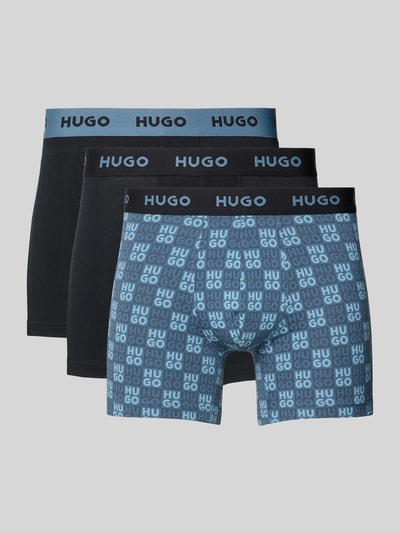 HUGO Trunks aus Baumwoll-Mix im 3er-Pack Jeansblau 1