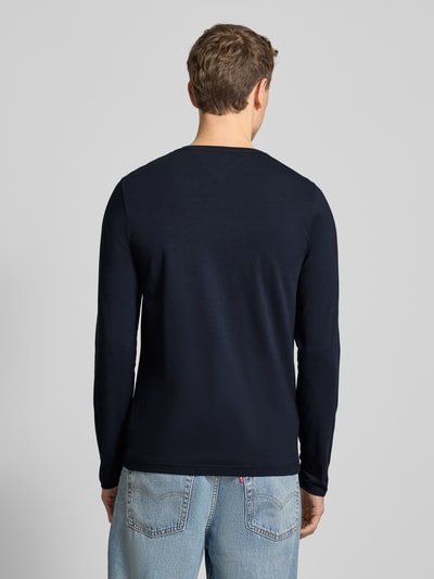 Tommy Hilfiger Slim Fit Langarmshirt aus Baumwoll-Mix Marine 5