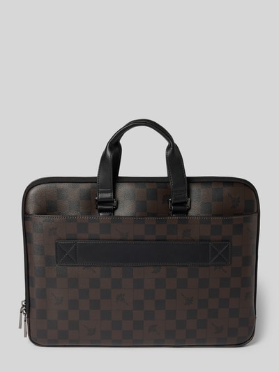 JOOP! Collection Laptoptas met draagband Donkerbruin - 4
