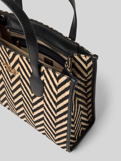 Guess Torebka z aplikacją z logo model ‘SILVANA’ Czarny 5