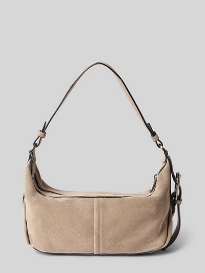 LIEBESKIND BERLIN Hobo Bag aus Leder Modell 'PARIS II' Hellgrau 3