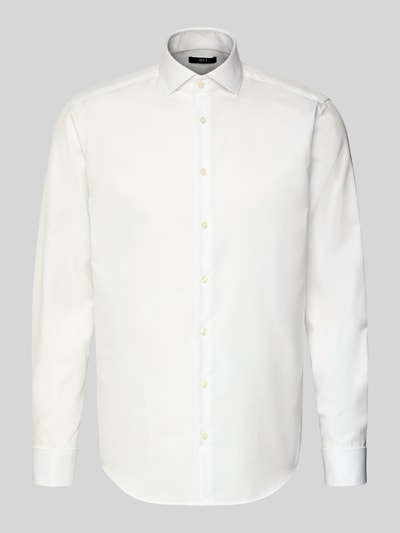 Produktfoto, Regular Fit Businesshemd aus Twill von Jake*s, biała koszula biznesowa z długim rękawem, guziki, materiał twill, easycare