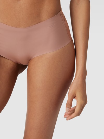 Sloggi Pantie mit Label-Detail Modell 'ZERO MICROFIBRE' Hellbraun 3