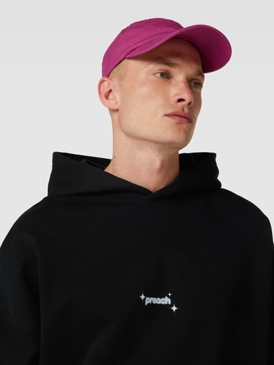 Preach Hoodie aus reiner Baumwolle Black 3