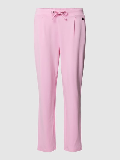 Fransa Stretch Fit Stoffhose mit Bundfalten Modell 'ZASTRETCH 1' Pink 2