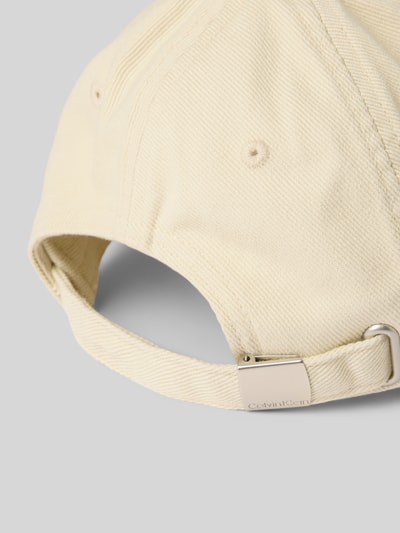 CK Calvin Klein Basecap mit Label-Stitching Beige 3