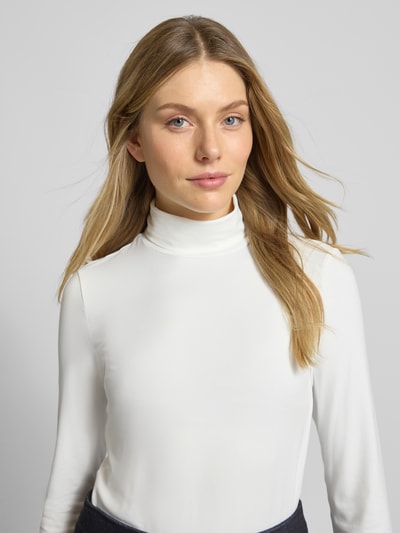 Christian Berg Woman Regular Fit Longsleeve mit Rollkragen Offwhite 3
