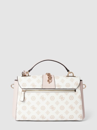 GUESS Umhängetasche mit Allover-Print Modell 'TIBERIA' Weiss 4