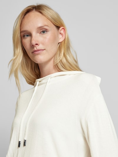 Marc Cain Gebreide pullover met capuchon Offwhite - 3