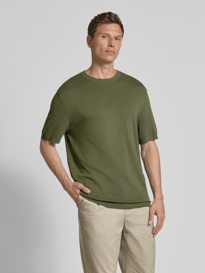 Jack & Jones Premium Regular Fit T-Shirt mit Rundhalsausschnitt Modell 'WILLIAM' Oliv 4