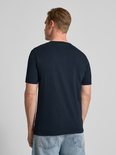 Marc O'Polo Regular fit henley-shirt van puur katoen Marineblauw - 5