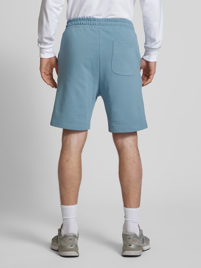 Jack & Jones Sweatshorts met labeldetail, model 'KANE' Petrol - 5