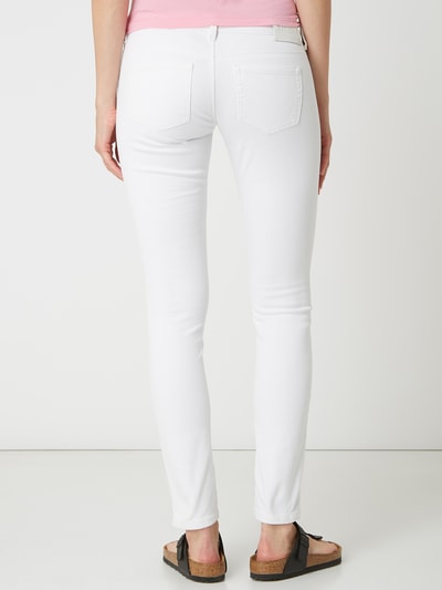 Only Skinny Fit Jeans mit Stretch-Anteil Modell 'Coral' Weiss 5