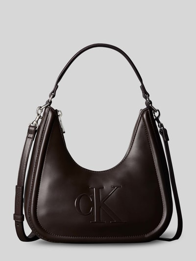 CK Calvin Klein Umhängetasche mit Logo-Prägung Dunkelbraun 2