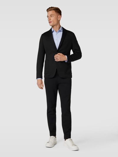 Jake*s Casual Fit Business-Hemd mit Streifenmuster Royal 1