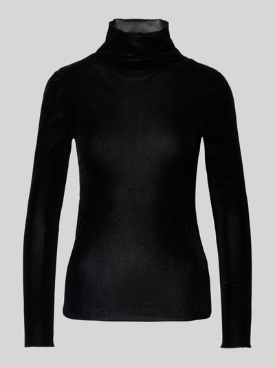 Luisa Cerano Longsleeve mit Stehkragen Black 2