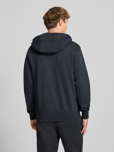 Nike Sweatjacke mit Label-Stitching und Känguru-Tasche Black 5