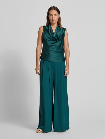 Rinascimento Regular fit blouse met watervalhals Groen - 1