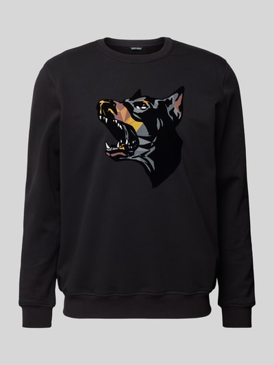 Antony Morato Sweatshirt met motiefprint Zwart - 2