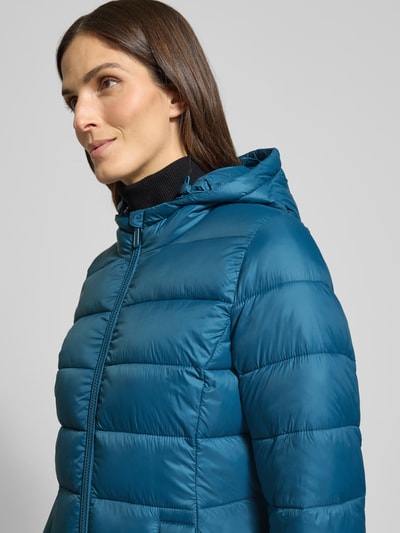 Christian Berg Woman Selection Gewatteerde jas met capuchon Petrol - 3