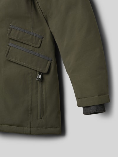 Wellensteyn Regular Fit Parka mit Kunstfell Modell 'Enterprise' Oliv 2