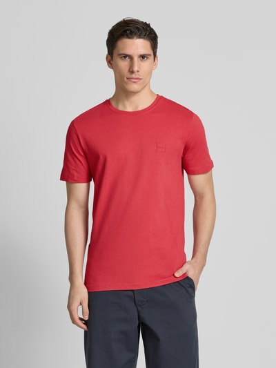 BOSS Orange T-Shirt mit Label-Badge Modell 'Tales' Rot 4