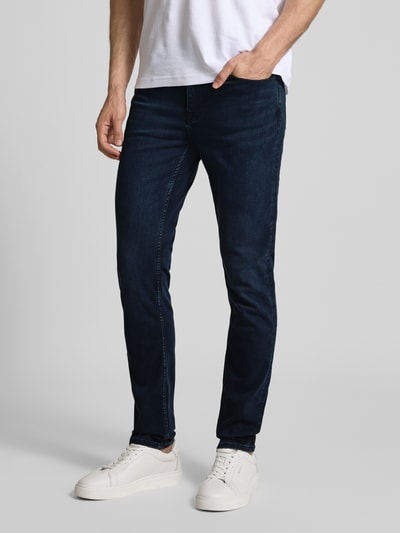 Tommy Hilfiger Slim Fit Jeans aus Baumwoll-Mix Dunkelblau 4