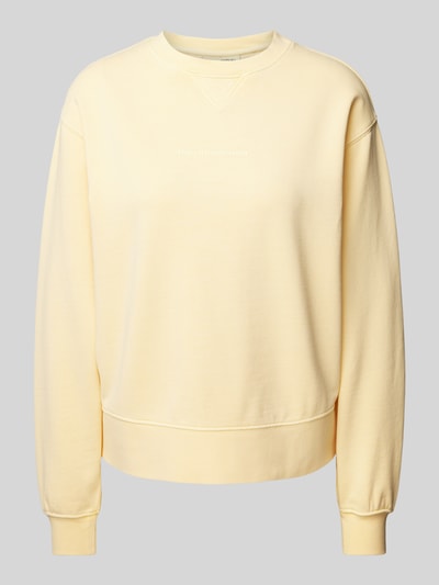 Marc O'Polo Denim Sweatshirt mit Label-Print Apricot 2