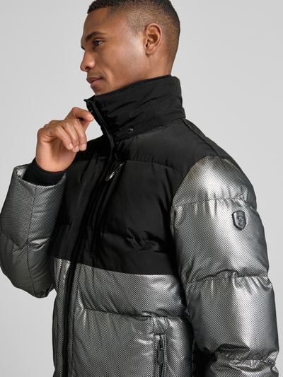 Wellensteyn Regular Fit Steppjacke mit Stehkragen Modell 'ROYAL FLASH' Silber 3