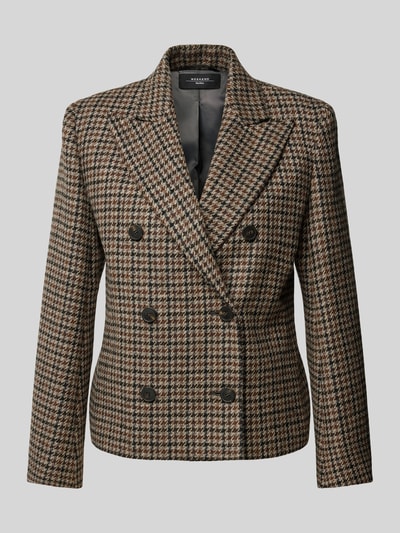 Weekend Max Mara Slim fit blazer van scheerwolmix, model 'NAUSICA' Camel - 1