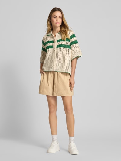 Jake*s Casual Relaxed Fit Shorts mit Eingrifftaschen Sand 1