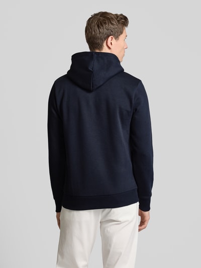 Tom Tailor Regular Fit Hoodie aus Baumwoll-Mix mit Logo Print Marine 5