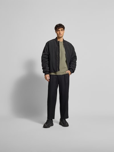 MAISON KITSUNÉ Regular Fit T-Shirt aus reiner Baumwolle Oliv 1