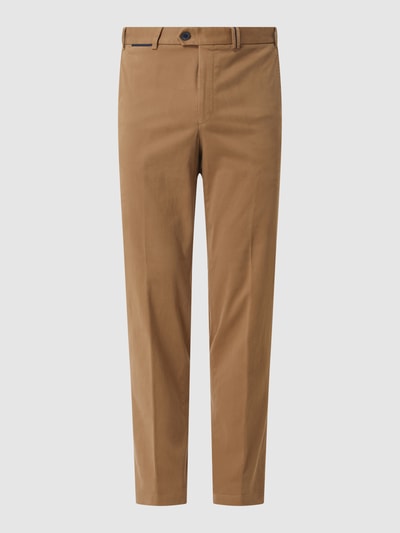 Hiltl Regular fit chino met stretch, model 'Peaker' Beige - 2