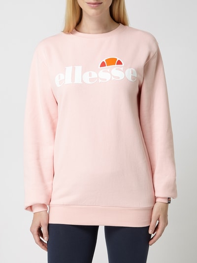 Ellesse Bluza z detalami z logo  Różowy 4