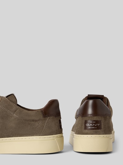 Gant Sneakers van echt leer met reliëflogo, model 'Julien' Beige - 2