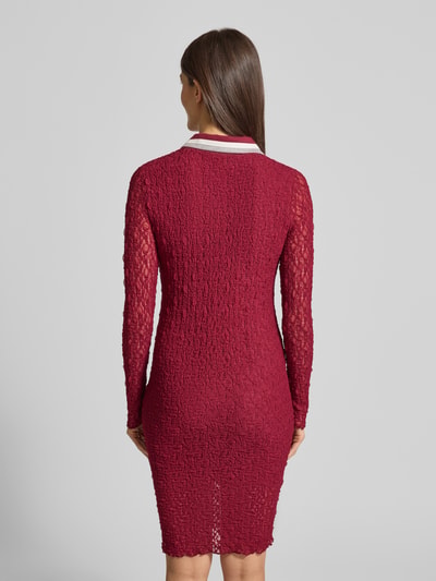 Marc Cain Kleid mit Polokragen Kirsche 5