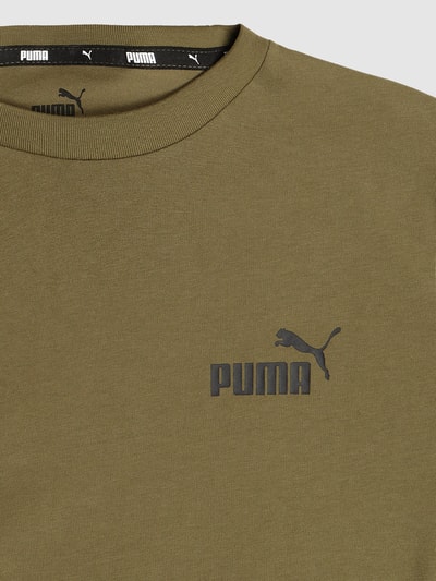 PUMA PERFORMANCE Regular Fit T-Shirt mit Logo Khaki 4