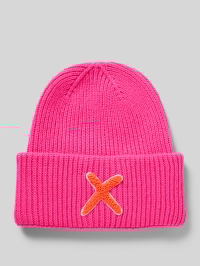 Unio Beanie mit Kaschmir-Anteil Neon Pink 1