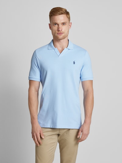 Polo Ralph Lauren Classic Fit Poloshirt mit Logo-Stitching Hellblau 4