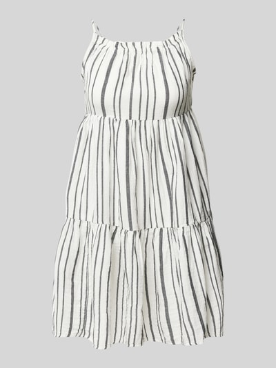 Only Mini-jurk met structuurmotief, model 'THYRA LIFE' Offwhite - 2