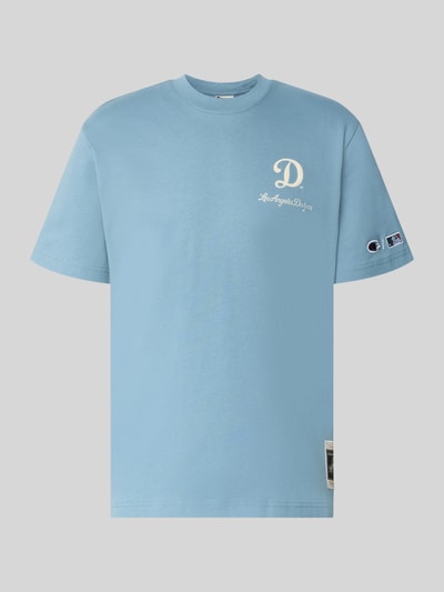 Champion Relaxed Fit T-Shirt aus reiner Baumwolle Rauchblau 1