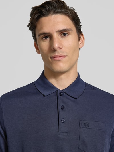 bugatti Poloshirt mit Brusttasche Marine 3