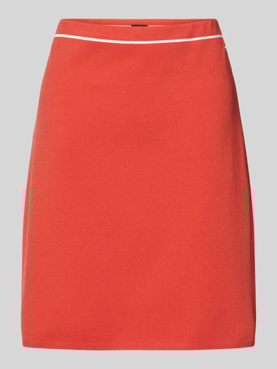 Marc Cain Spódnica ołówkowa o długości do kolan z paskami w kontrastowym kolorze Czerwony 2